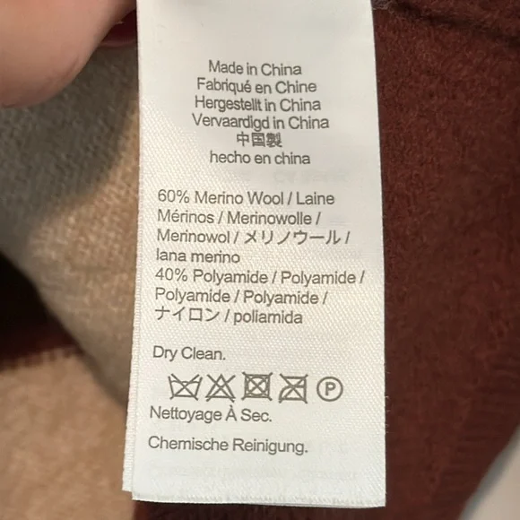 J. Crew Men's Rugged Merino Rugby Sweater (L) - Picture 7 of 7